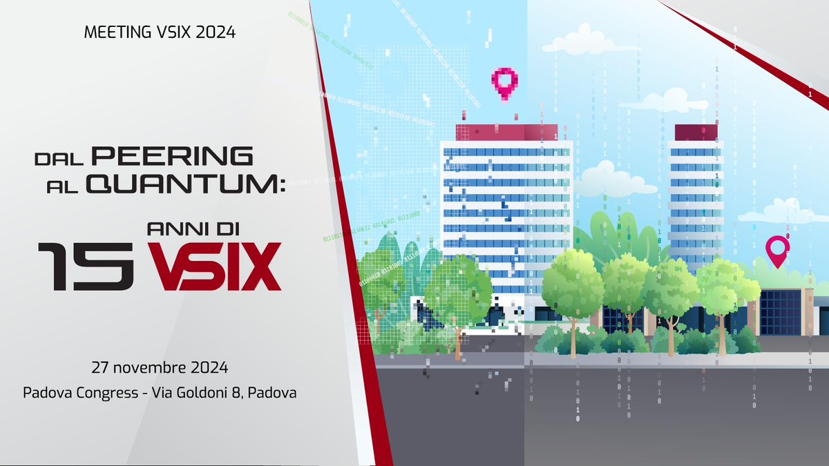 📣 Registrazioni aperte per il #MeetingVSIX!

🎉 Vi aspettiamo il 27 novembre per festeggiare insieme i nostri primi 15 anni

✒️ Clicca qui per partecipare: buff.ly/3BJyTVF