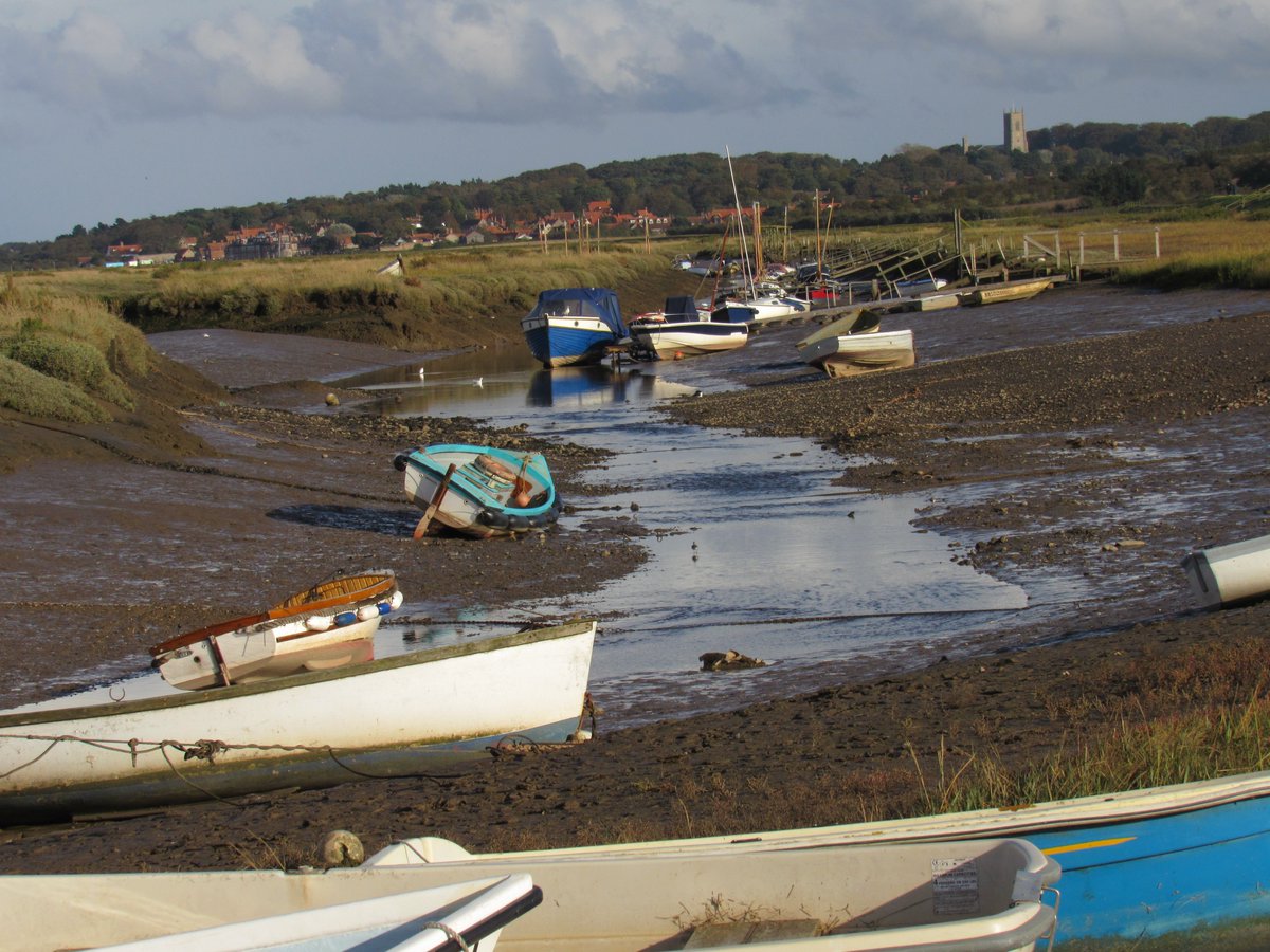 Morston Harbour, at low tide.
#NorthNorfolk