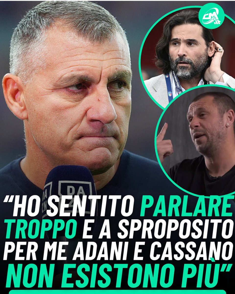 calciomercatoit's tweet image. 💥Botta e risposta a distanza

🔥Dopo le dichiarazioni di #Adani e #Cassano sulla fine della Bobo TV, al Corriere della Sera arriva anche la replica di Christian #Vieri

🗣"Come commento le loro parole? Ho sentito parlare troppo e a sproposito, sia di me che della mia famiglia, e