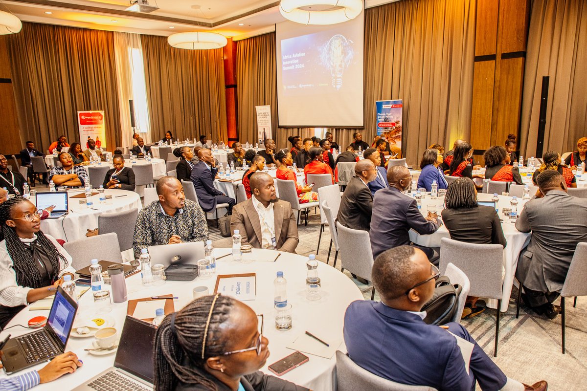 KenyaAirways's tweet photo. The 3rd edition of the Africa Aviation Innovation Summit is underway, featuring insightful panel discussions and active engagement from participants.

The summit explores key trends shaping the future of African aviation, focusing on travel demands and emerging opportunities. Our Group MD & CEO, Allan Kilavuka, and Chief Strategy & Innovation Officer, Hellen Mwarir, delivered opening remarks to kick off the event.
We are proud to engage with stakeholders from diverse sectors in shaping the future of aviation in Africa. Stay tuned for more highlights! #AAIS2024