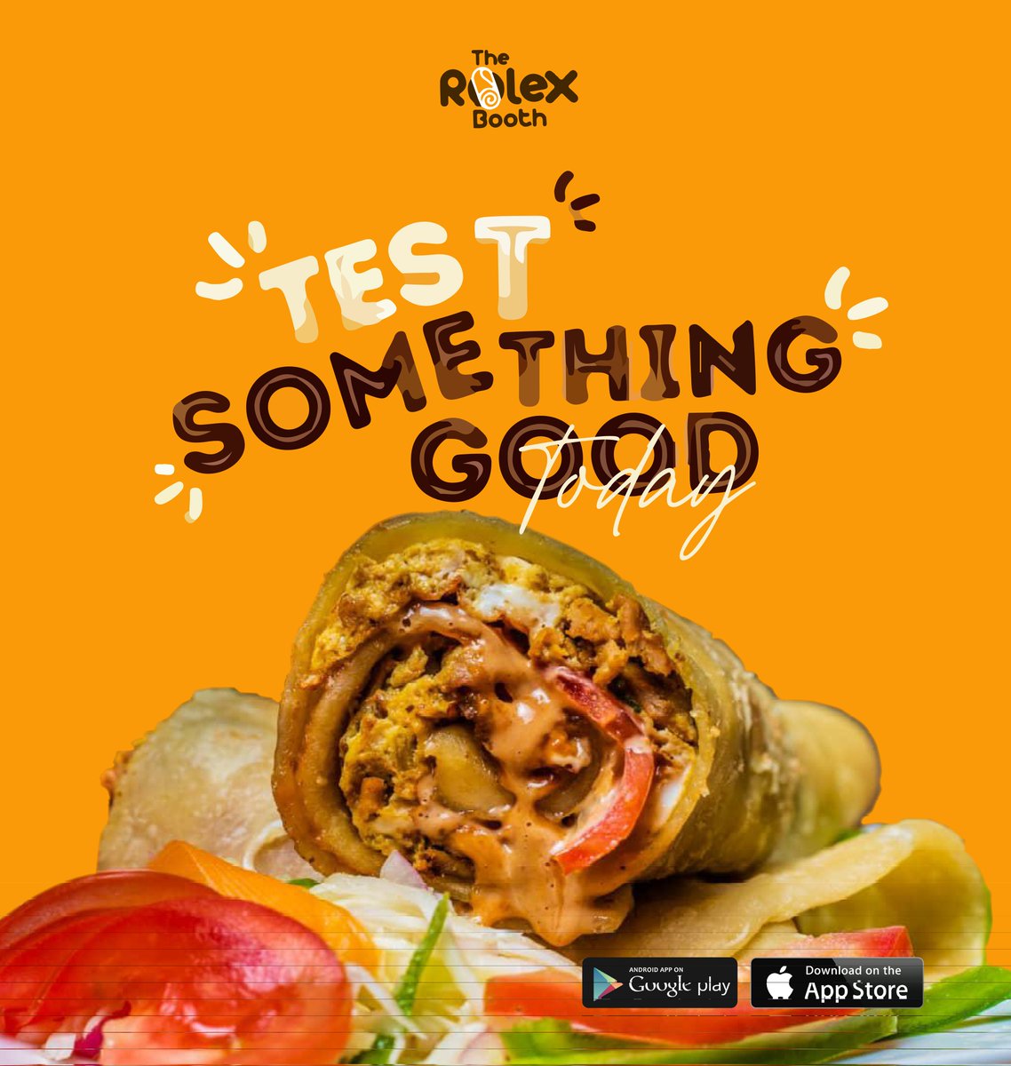 Craving a yummy something from us? 
Well, any rolex of your choice is ready and available for consumption at anytime of the day. 

Chicken rolex - 12.000 ugx.
Beef rolex - 10.000 ugx. 
Vegetable rolex - 8.000 ugx. 
#VisitRolexBooth
