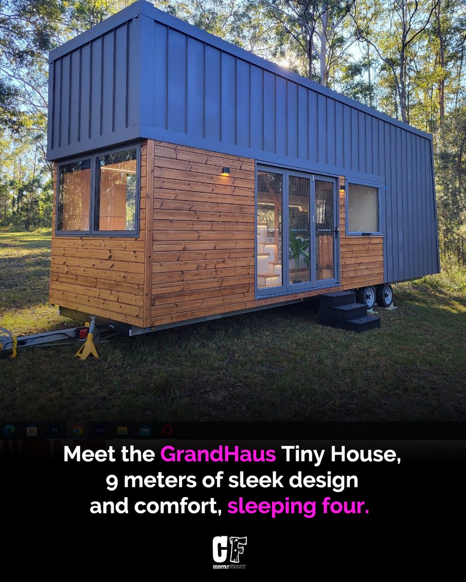 CountryFroot's tweet photo. Luxury in a tiny package—the GrandHaus has it all, from an Italian stone shower to oak flooring. Starting at $179,025. #LuxuryLiving #TinyHouseMovement #DownsizedLiving
https://t.co/OWmchnILVe https://t.co/MVR1s0sWLc