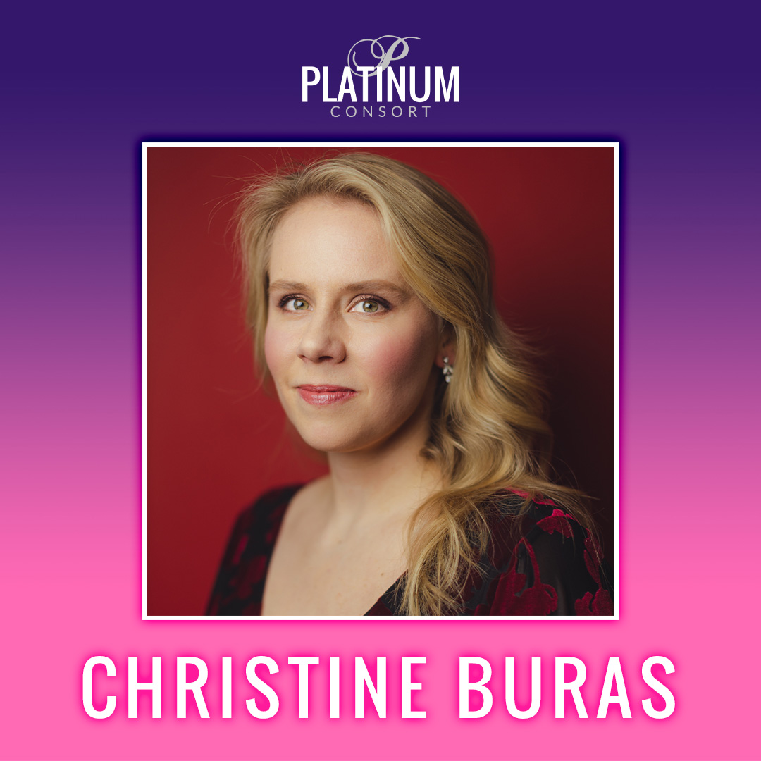 Here's another of our soprano soloists, Christine Buras!

Soprano Christine Buras has been praised for her rich lyrical timbre, commanding stage presence, and fearless exploration of 20th and 21st-century music. Her diverse repertoire spans from Baroque chamber works to the grand