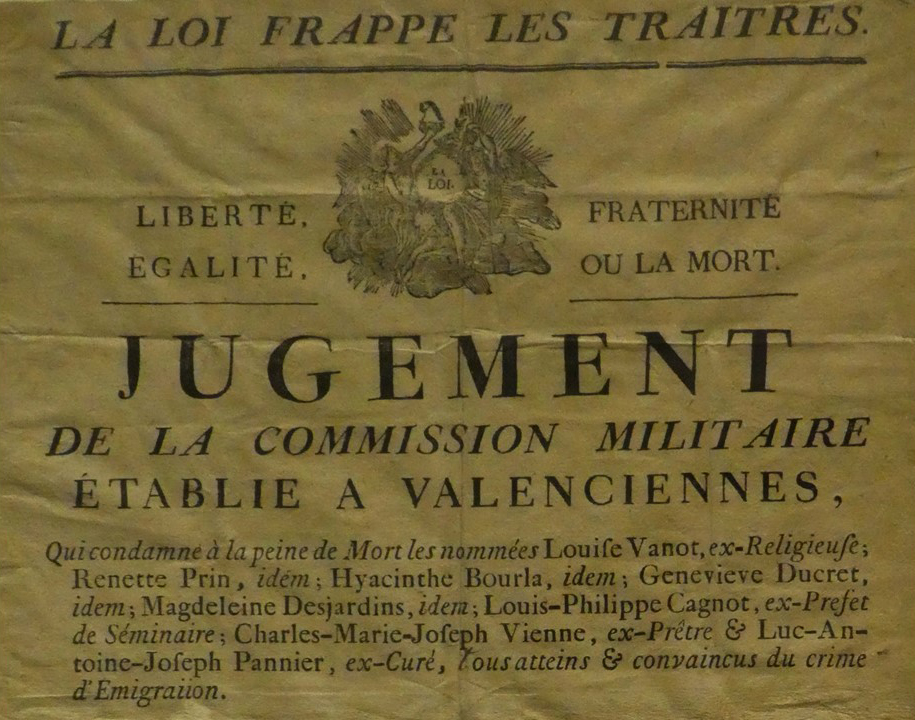 "«Chwal, duszo moja, Pana». Kościół podejmuje to wezwanie psalmu wynosząc na ołtarze męczenników, którzy poświadczyli krwią swoją wierność Chrystusowi podczas rewolucji francuskiej" #JanPawełII 

#Valenciennes⚜️