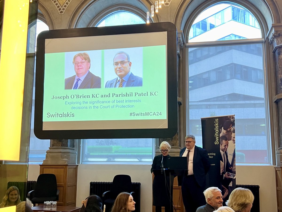 Thank you to #SwitsMCA24 for supporting the attendance of 2 core team members from the Open Justice Court of Protection Project.  So important for us to learn from the experts! ⁦