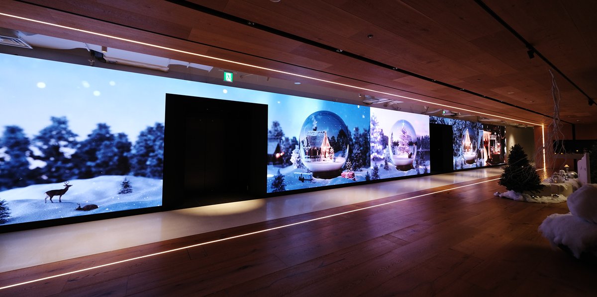 2eichi_inc's tweet image. 【Work】
「MIXI Office Entrance LED」
-CHRISTMAS INSTALLATION-

弊社はCGディレクション、CG制作を担当しております。

↓こちらよりご覧になれます。
vimeo.com/935314328/2aa4…

#ニエイチ #2H