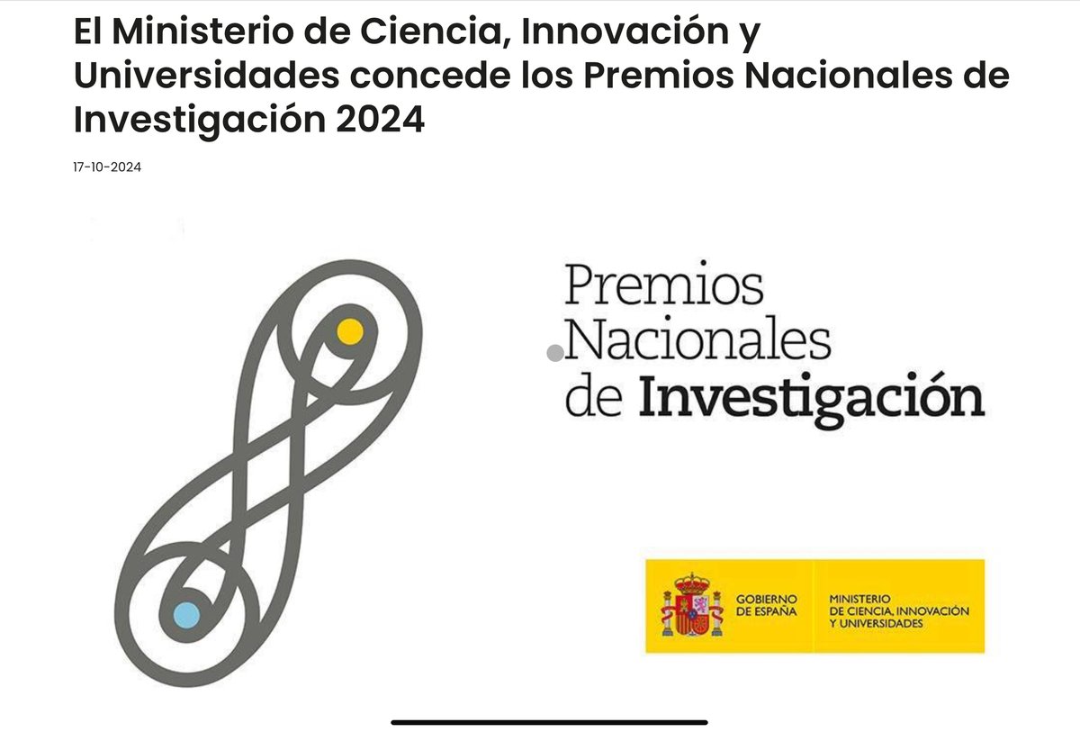 Pequeñas modificaciones pueden resultar en un cambio radical. ¡Enhorabuena a l@s galardonad@s!
Este año se han conseguido 3 hitos: 
- Aumento en las candidaturas de mujeres 👩‍🔬en  un 78% frente al 2023.
- Primeras premiadas para las modalidades Blas Cabrera y Gregorio Marañón
-