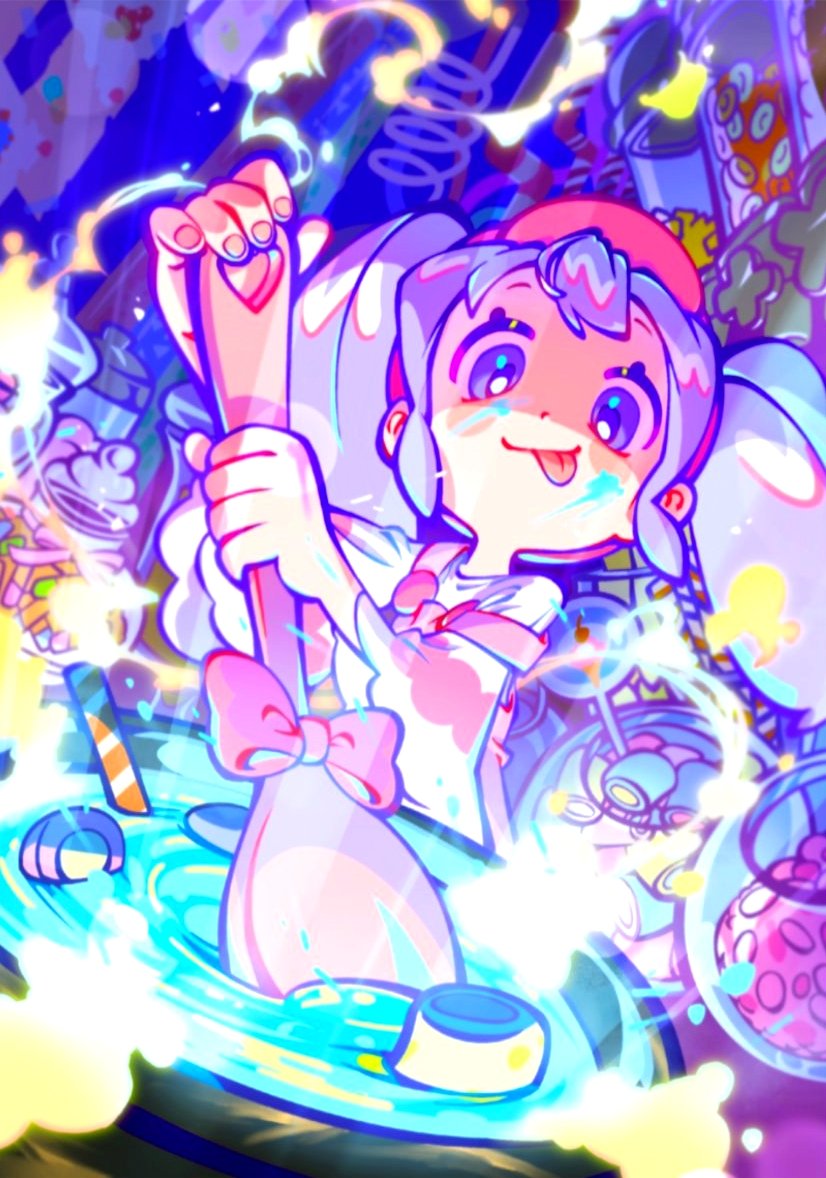 #秋の創作クラスタフォロー祭り 

アイスパニック、過去絵を振り返る展！。

No1
【ぐ～るぐる♪】