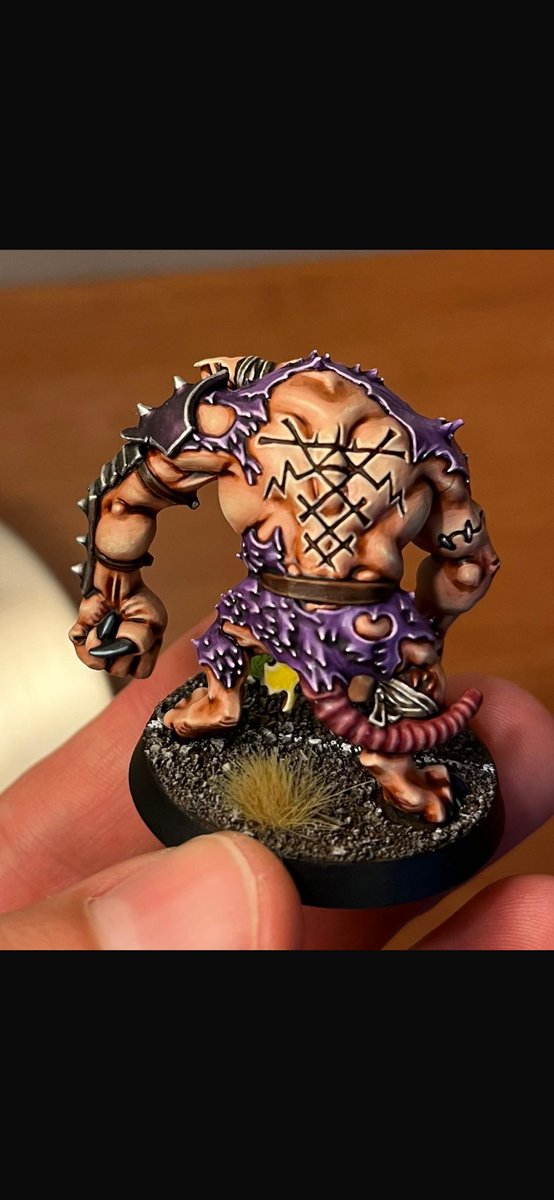 Been a while since last posted, painted this last year, not the best photo work! 🏈🎲👊#wepaintmini #bloodbowl