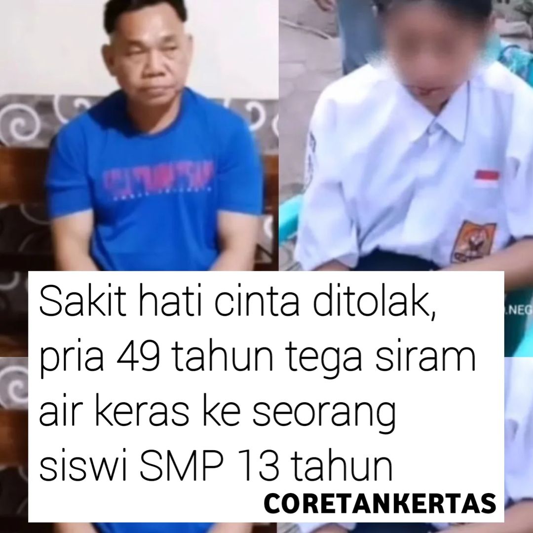 [問卦] 印尼49歲男向13歲女告白失敗 潑硫酸