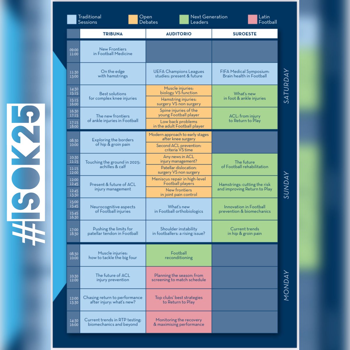 Isokinetic Conference (@footballmed) on Twitter photo pssst..!👉FIRST PEEK AT #ISOK25 PROGRAMME!😉➡️bit.ly/isoK25FirstAnn…
⭐Isokinetic Conference 32nd Edition
📍<a href="/Metropolitano/">Riyadh Air Metropolitano</a> stadium
😎3-5 May 2025 #ISOK25 pssst..!👉FIRST PEEK AT #ISOK25 PROGRAMME!😉➡️bit.ly/isoK25FirstAnn…
⭐Isokinetic Conference 32nd Edition
📍<a href="/Metropolitano/">Riyadh Air Metropolitano</a> stadium
😎3-5 May 2025 #ISOK25