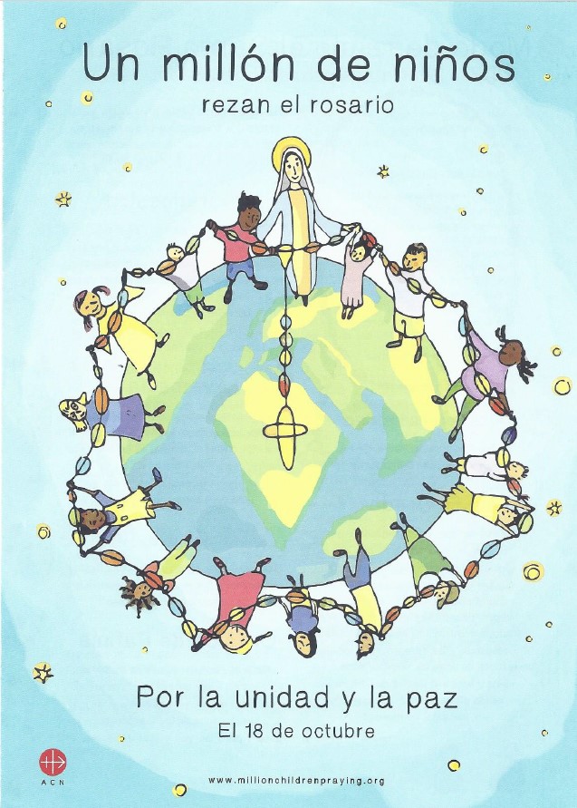 El Padre Pio dijo: “Cuando un millón de niños rece el Rosario, el mundo cambiará”

Para mañana, viernes 18 de octubre, está convocado el rezo del Rosario, con el objetivo de que UN MILLÓN de niños de todo el mundo recen el Santo Rosario, pidiendo la paz del mundo.
¡Qué bueno