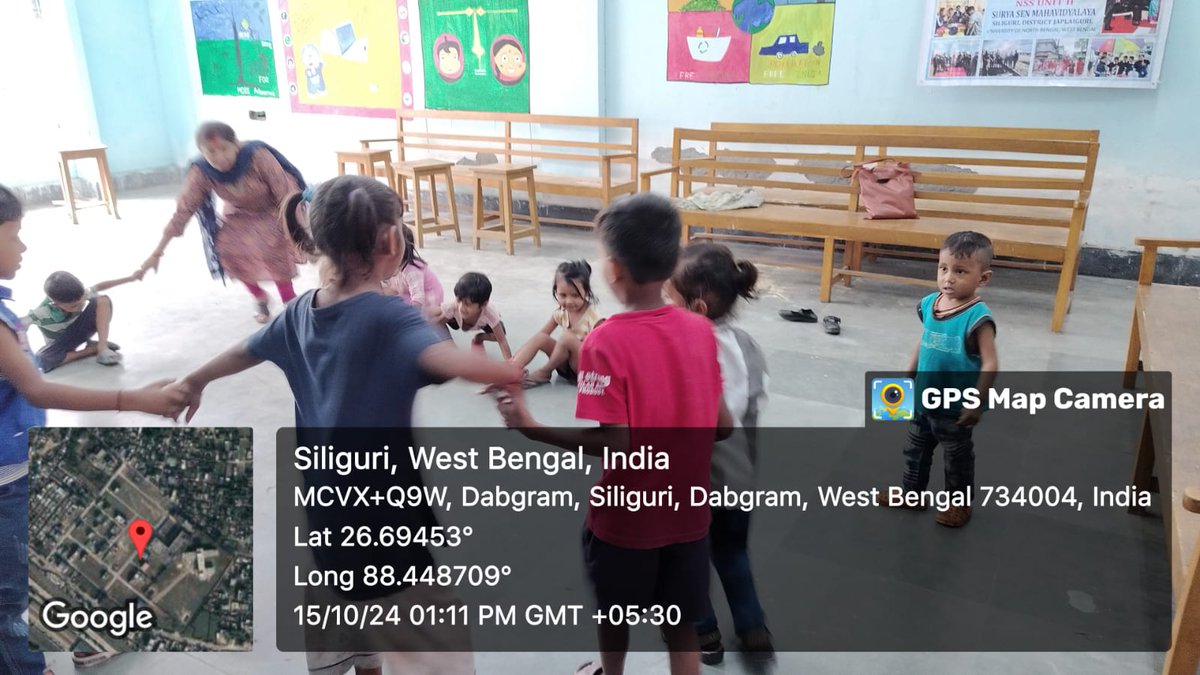 rdnss_kolkata's tweet photo. The NSS Unit II of Surya Sen Mahavidyalaya,  Jalpaiguri District, WB has imparted free education to children at their adopted village Jabravita on 14.10.24.
@_NSSIndia
@khadseraksha @mansukhmandviya @YASMinistry https://t.co/tS3g3u3gI4