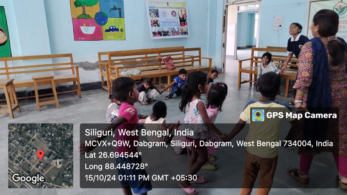 rdnss_kolkata's tweet photo. The NSS Unit II of Surya Sen Mahavidyalaya,  Jalpaiguri District, WB has imparted free education to children at their adopted village Jabravita on 14.10.24.
@_NSSIndia
@khadseraksha @mansukhmandviya @YASMinistry https://t.co/tS3g3u3gI4