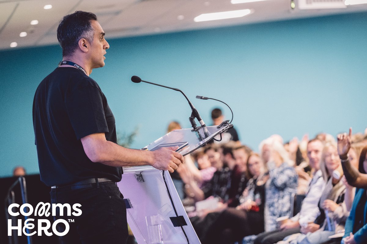 AND WE'RE OFF! <a href="/AsifChoudry/">Asif Choudry</a> kicks of #commshero 2024!