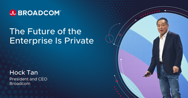 pm_n's tweet photo. The Future of the Enterprise is Private | Hock Tan, President and CEO Broadcom https://t.co/SFLjuV3ZDl https://t.co/dq6eh37KWy