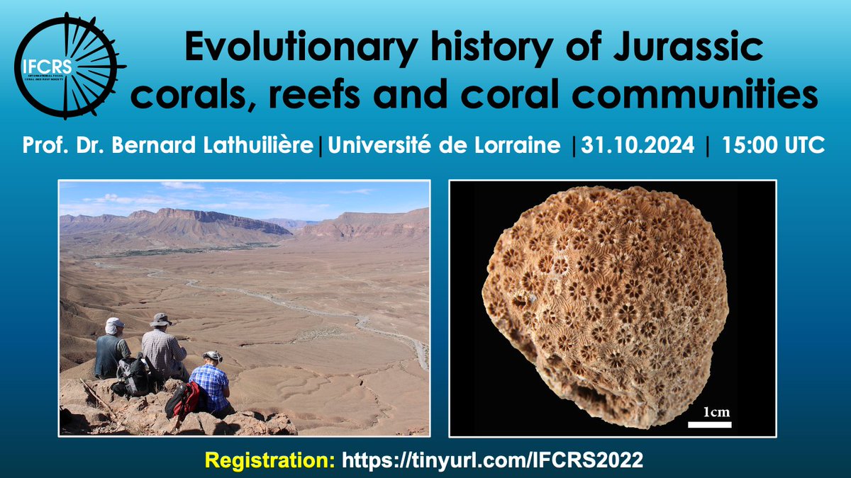 IFCRS: International Fossil Coral and Reef Society tweet media