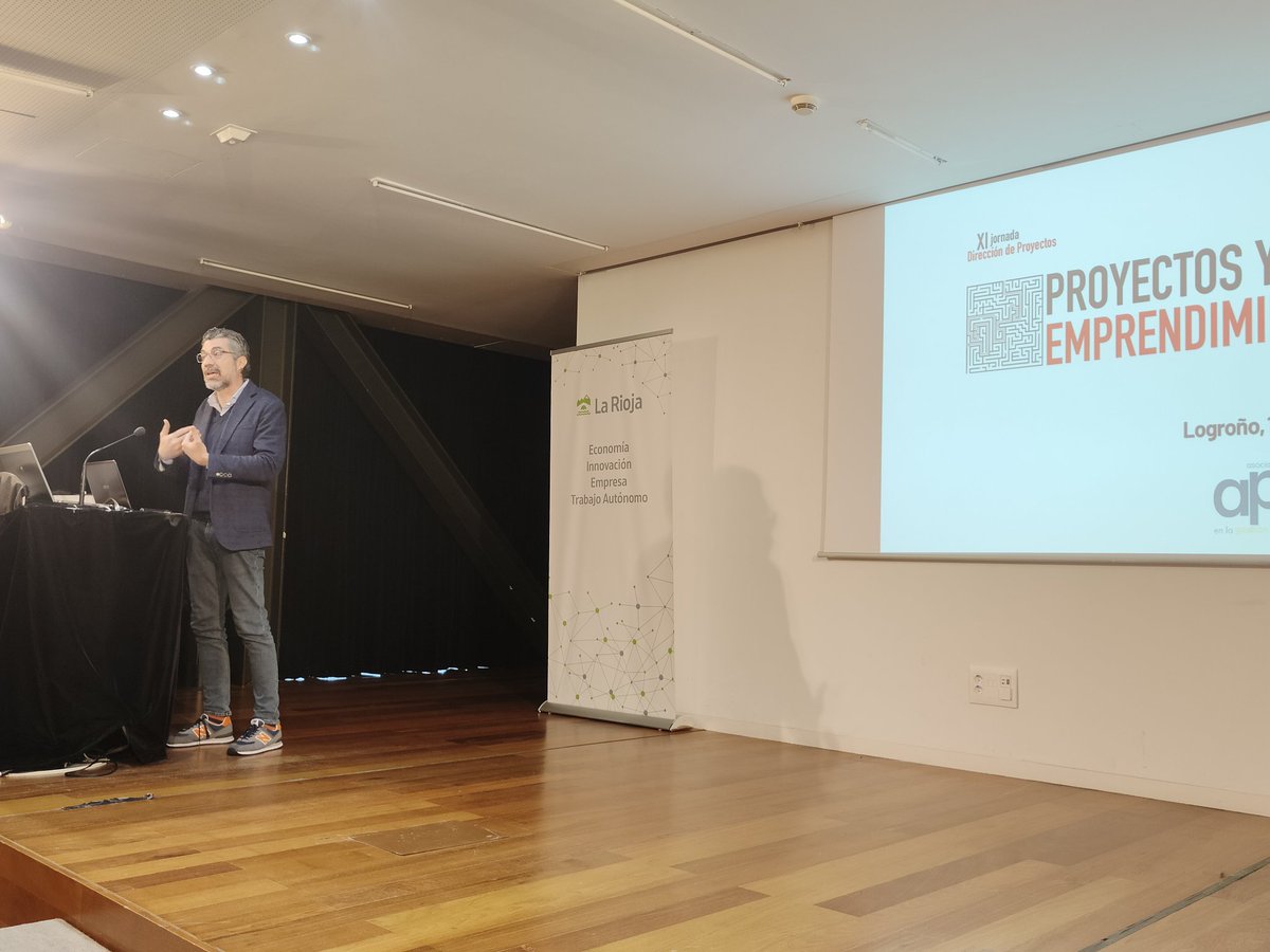 Apertura de nuestras XI Jornadas de dirección de proyectos en <a href="/Thinktic/">Thinktic</a> 
#PMRioja #ProjectManagement