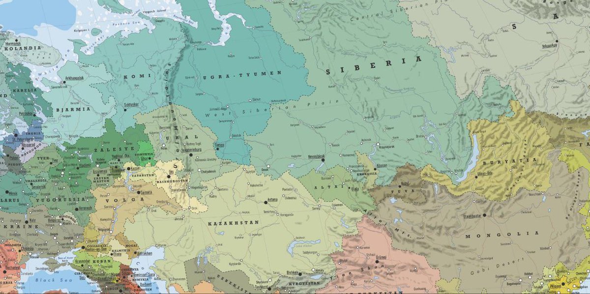 freenationsrf's tweet photo. 👇How beautiful political map of Eastern #Europe & Northern #Eurasia can (and will) look without crazy dictatorships of so-called "Russian Federation" and #PRC💯
Only full #DecolonizationRF & #DecolonizationPRC is key to peace, development & functioning of international law✌️
Independent #Bashkortostan, #Ingria, #Tatarstan, #Circassia, #Siberia, East Turkestan, #Buryatia, #Ingushetia, Oirat-#Kalmykia, #Tibet, #Ural, #Sakha, #Tuva, #Kuban, #Smalandia, #Manchuria, #Komi, #Altai, #Cantonia, #Chuvashia, #Khakassia, #Karelia, etc. - yes!💪 
colonial empire of #Moscow and #Beijing - no!🎯

#MakeMoscoviaSmallAgain 
#PostRussia
#MoscoviaDelendaEst 🔥