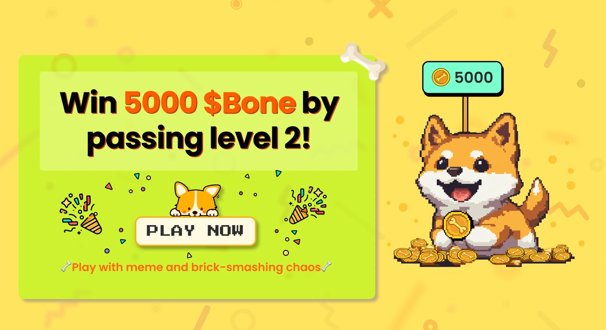 DogDogga's tweet photo. Only 5% of players make it past the tough Level 2! 😱 But those who do score BIG with $BONE rewards! 🦴

Think you’ve got what it takes?🧐

 Give it a try and join your club among the top dogs!   #BoneHunt #LevelUp #Dogndog https://t.co/EzukujTFw0