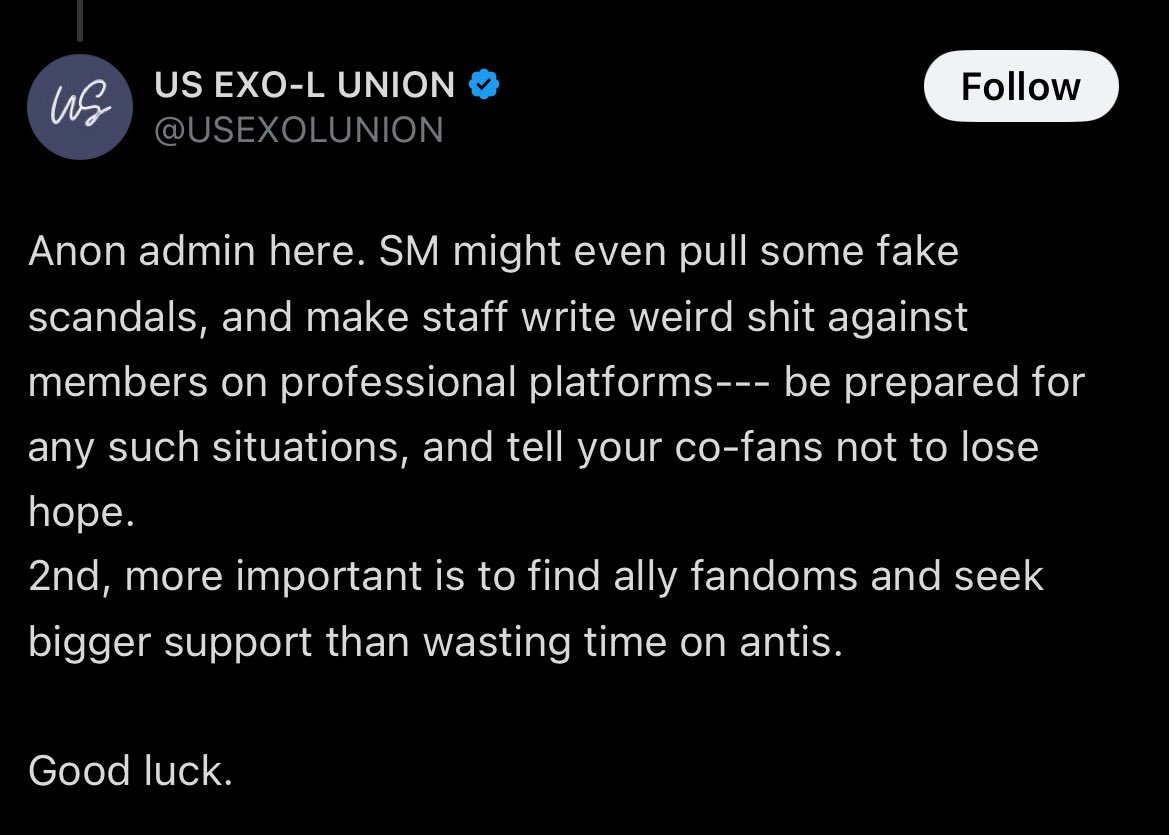 biniired's tweet image. y’all dont forget exols said SM was going to do something like this to try and stop us from fighting