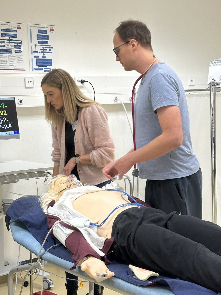 Simulaatio-ohjaajakoulutuksen ensimmäinen päivä. 
#simulationinstructorcourse day 1. 
@TampereUniMET @TampereUni @TAMK_UAS <a href="/Tays_sairaala/">Tays</a> <a href="/Pirha_fi/">Pirkanmaan hyvinvointialue</a>