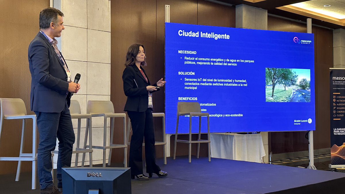 Es el turno de <a href="/anamata6000/">Ana Mata</a> y Hubert Chapelle de <a href="/ALUEnterprise/">Alcatel-Lucent Enterprise</a> en el #MasscommSummit24 Logroño. Ellos nos hablarán sobre “Tecnología al servicio de los negocios”. ¡Descubre cómo la tecnología puede impulsar el éxito empresarial! 📷 #Innovación #TransformaciónDigital