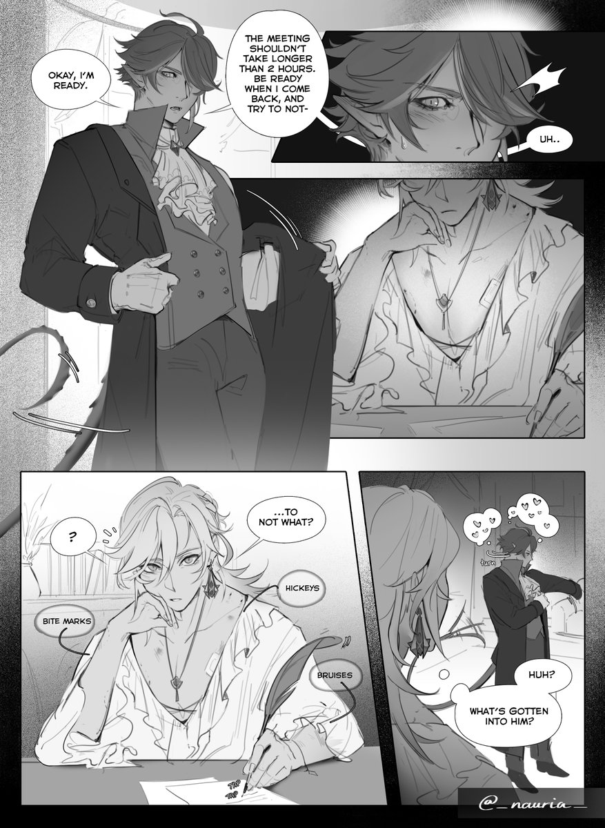 _nauria_'s tweet photo. Marked - 1/? 🌱🏛️ ( Vampire AU) 
#haikaveh https://t.co/99Km9gLp3c