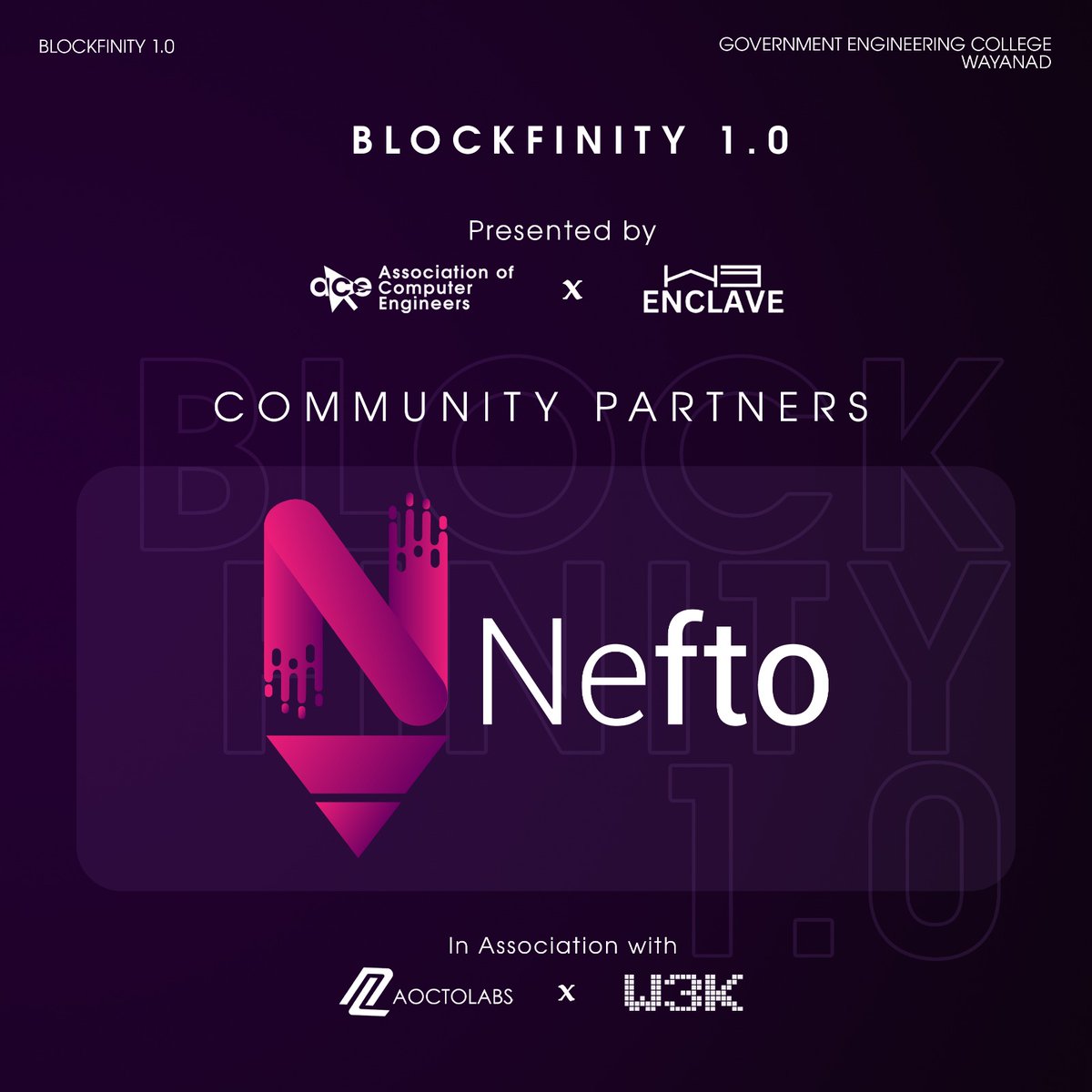 Web3Enclave | BLOCKFINITY 1.0➡️Oct 18 tweet media