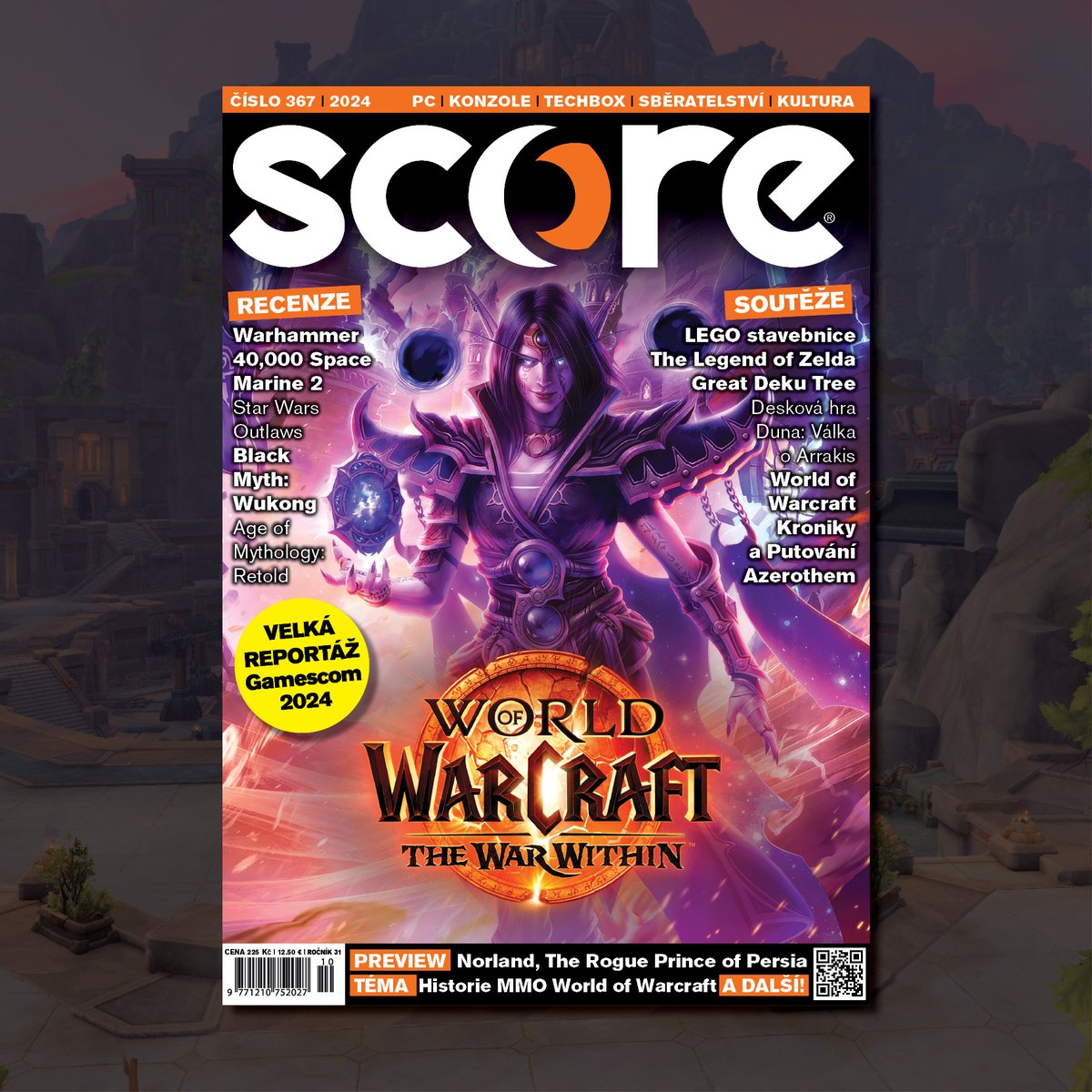 ScoreCZ's tweet image. SCORE 367 v prodeji -&amp;gt;  send.cz/casopis/344/sc…

@Warcraft @SpaceMarine @BlackMythGame @Ageofmyth