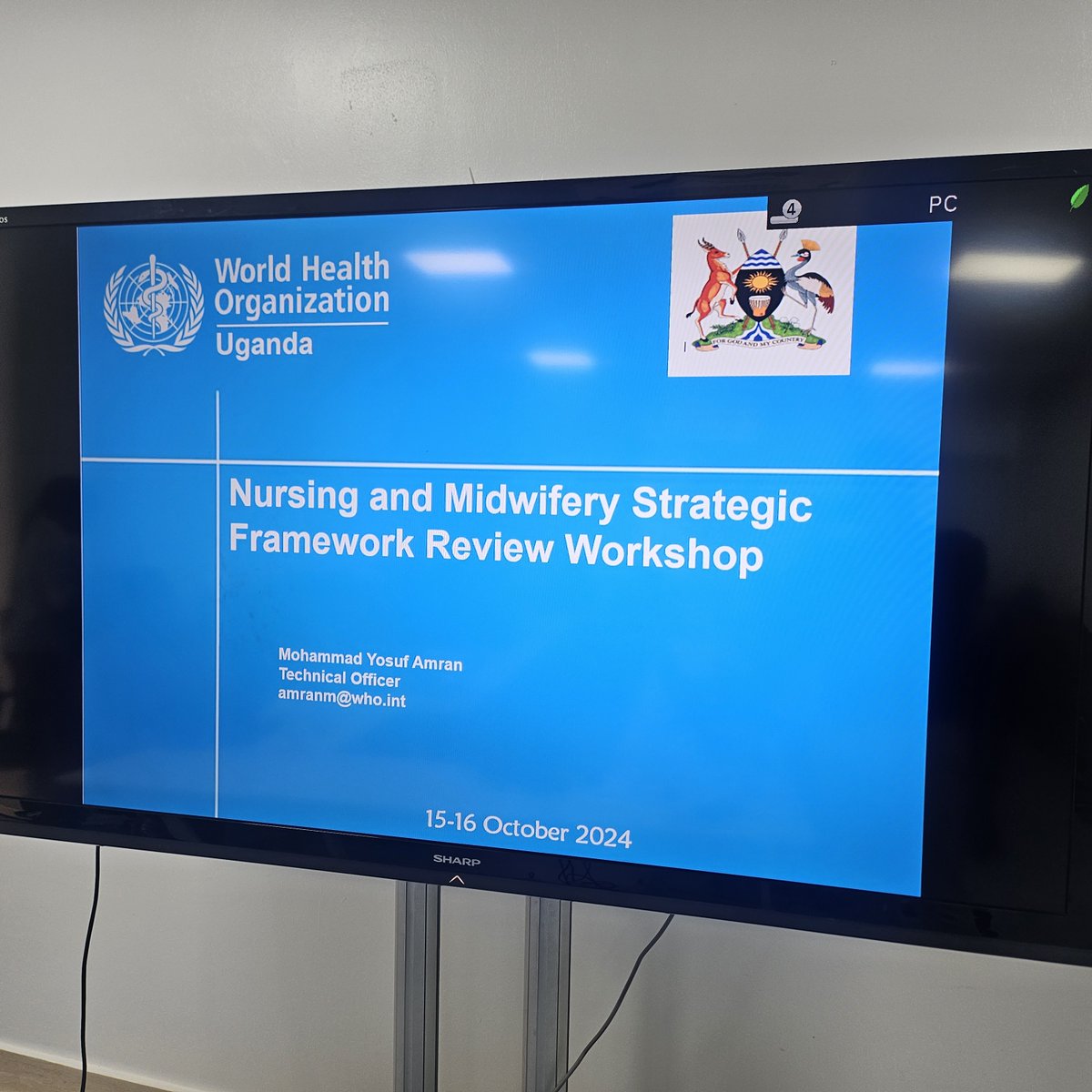 WHOUganda's tweet photo. .@WHO this week supported @MinofHealthUG in reviewing and finalizing Uganda's National Nursing &amp; Midwifery Strategic Framework. This aims at enhancing nursing and midwifery education and practice in #Uganda.
Other participants were UN agencies, midwives, and academia. https://t.co/V8cviy1Zpi