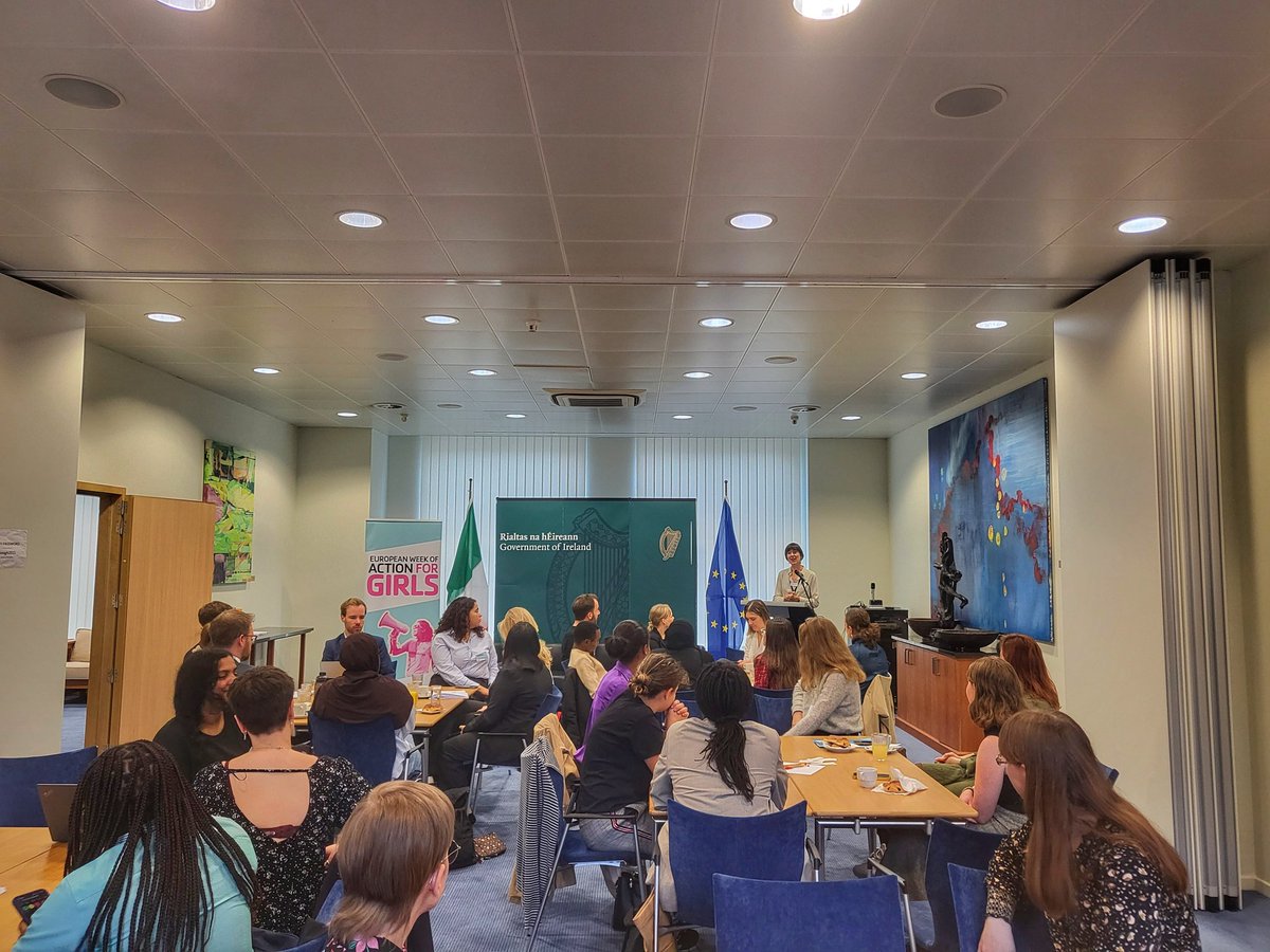 EUgirlsweek's tweet photo. A massive THANK YOU to the inspiring young advocates, CODEV-PI members, and everyone who joined us! 🙏 Your voices will help shape future EU policies for girls' rights worldwide. Together, we make change possible! 💪👧 #EU4Girls https://t.co/lNtLlsLC31