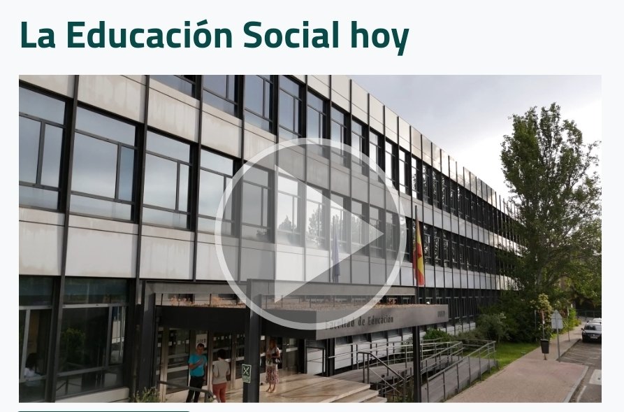 EducacionUNED's tweet photo. No te pierdas "La Educación Social hoy", vídeo hecho con motivo de las Jornadas de Educación Social
 https://t.co/UGfURPgz3k
@UNED #SomosUNED https://t.co/0bNfPGuxWj