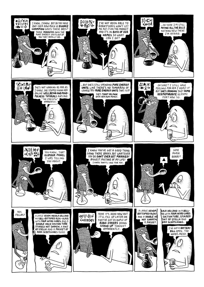 Page 2 (of 6) of a new strip from my comic LOST IN SPACE 2 which will be coming out shortly. The first issue is available from my online shop (link is in my bio).