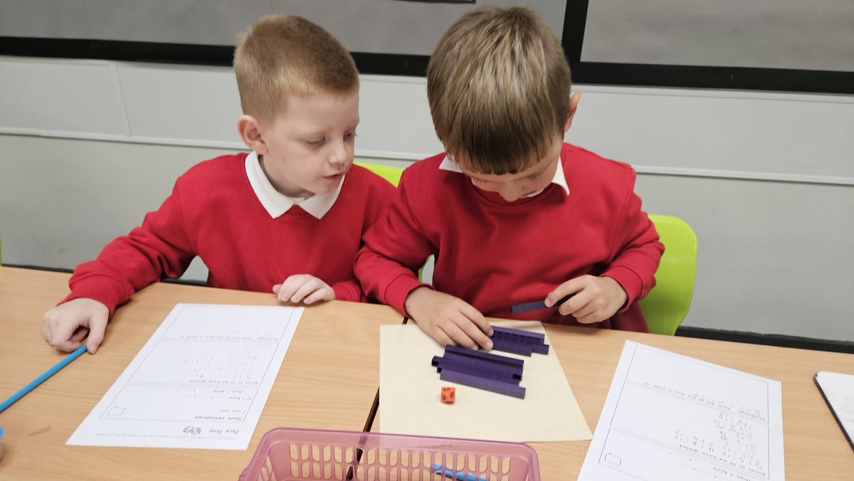 AnParkInfants's tweet photo. Making links and explaining our reasoning in Maths this morning using the stem sentence "If I know... then I know... " π²π£οΈ #apiyeartwo #primarymaths #oracyinmaths #collaboration #curious https://t.co/YGKTlGO8qI