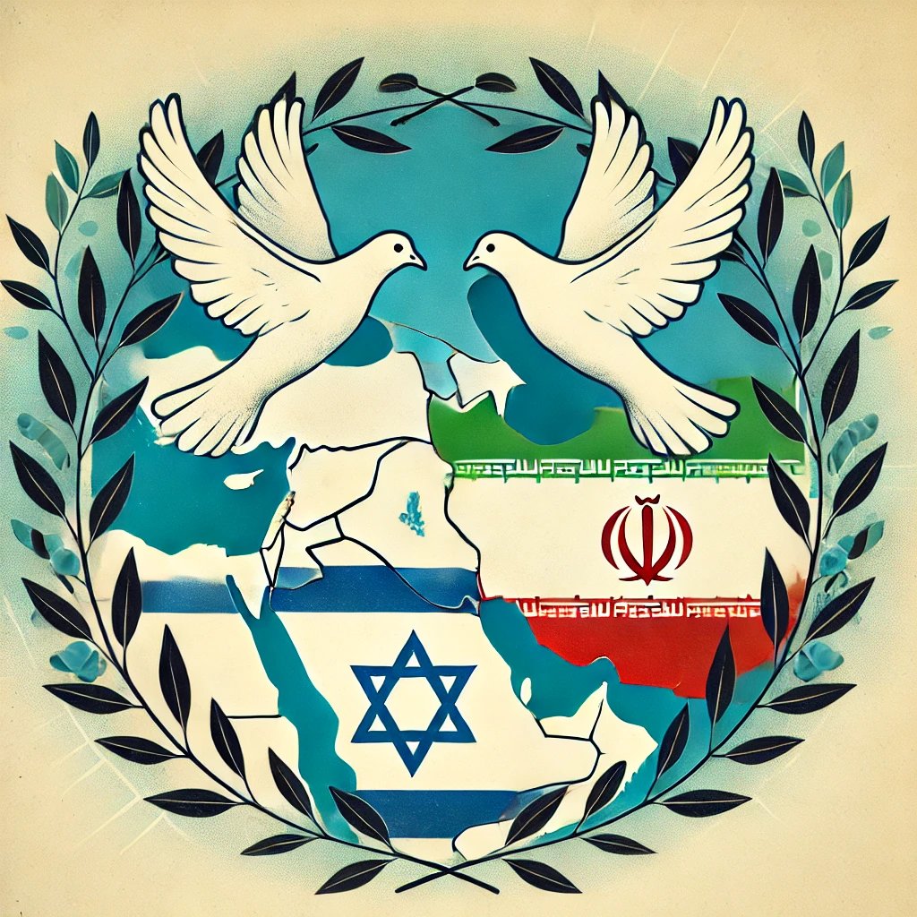 JClaude_U's tweet photo. 🌍✌️ "Amid escalating tensions, let us choose dialogue over destruction. Peace is the only way forward for the people of Israel and Iran." 🕊️🌿 #PeaceNotWar #DeescalationNow #MiddleEast https://t.co/yM7BsRVXna