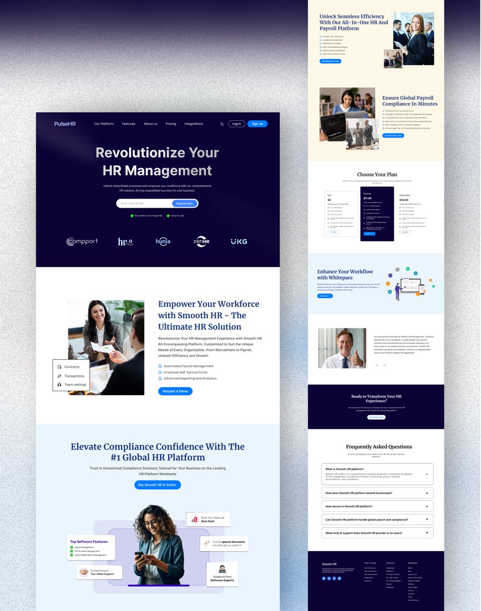 laibacreatives's tweet photo. Designed this Website for an HRMS Software Company 👩‍💼

How is it guys?   DM me for your Website 👩‍💻 https://t.co/A6SV94BZP0
