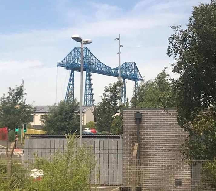 Tees Transporter Bridge, Middlesbrough opened #onthisday 1911. Contractors Arrol, Sir William &amp; Co Ltd, Glasgow and Cleveland Bridge &amp; Engineering Co. Ltd, Darlington. One of 3 remaining transporter bridges in the UK. Closed since 2019, had a structural assessment in January.
