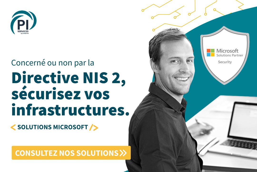 pi_services's tweet photo. 🔐 Directive NIS 2 : Concerné ou non sécurisez votre entreprise avec nos solutions #Microsoft. 𝘛𝘦́𝘭𝘦́𝘤𝘩𝘢𝘳𝘨𝘦𝘻 𝘭𝘢 𝘥𝘰𝘤𝘶𝘮𝘦𝘯𝘵𝘢𝘵𝘪𝘰𝘯 𝘪𝘤𝘪 👉🏼 https://t.co/d58vPUia6q https://t.co/Thxy0c6LWs