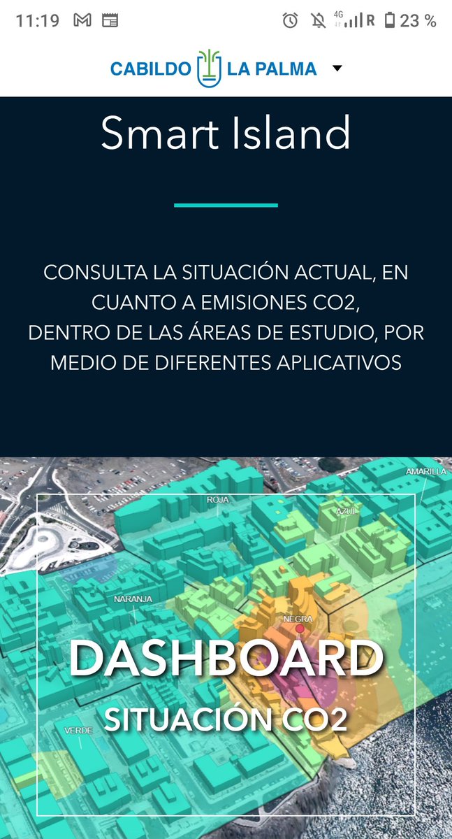 AlexCiganda's tweet photo. Espectacular proyecto Alerta CO2 de la isla de La Palma. Aplicación web con sensorica de niveles de CO2, cuadros de mandos, análisis...@Esri_Spain #esri #conferenciaesri https://t.co/JXLWesKhVz