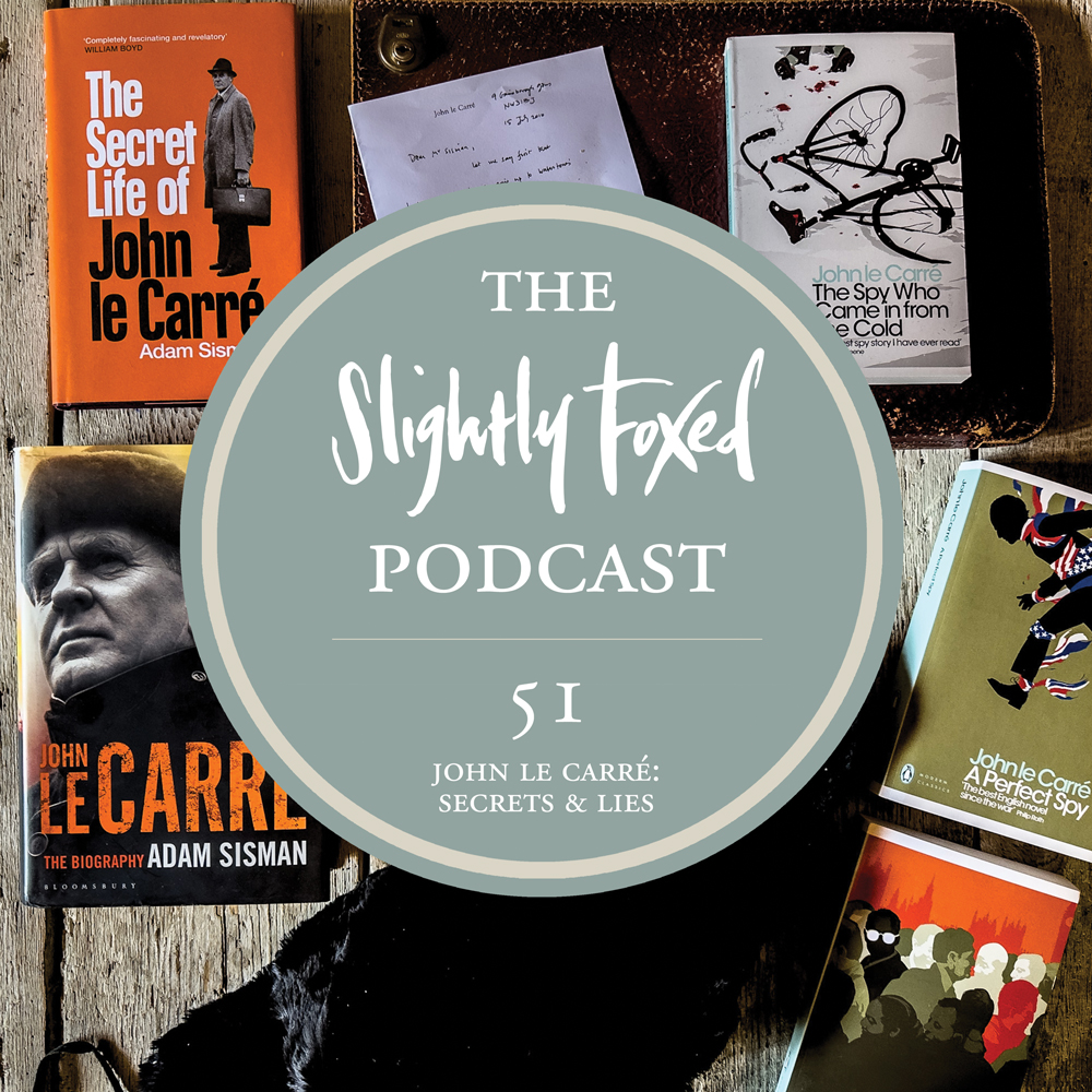 FoxedQuarterly's tweet photo. Out now! 

John le Carré: Secrets &amp; Lies | The Slightly Foxed Podcast Episode 51 

Join the Slightly Foxed Podcast team at the kitchen table with guest Adam Sisman to talk about the life and work of John le Carré.

https://t.co/np8NEH1E8F

#johnlecarre #spy #podcast #literature https://t.co/HJEwZueHqf