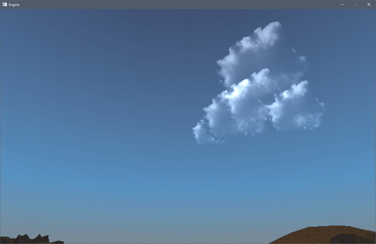 HiddenAsbestos's tweet image. Day 7 pt.2 - Experimented with cumulus style clouds (inspired by those found in MSFS 2004). But I don&apos;t think they fit, not in conjunction with the perfectly decent clouds I have already. So into the bin with this one. #gamedev #lowpoly