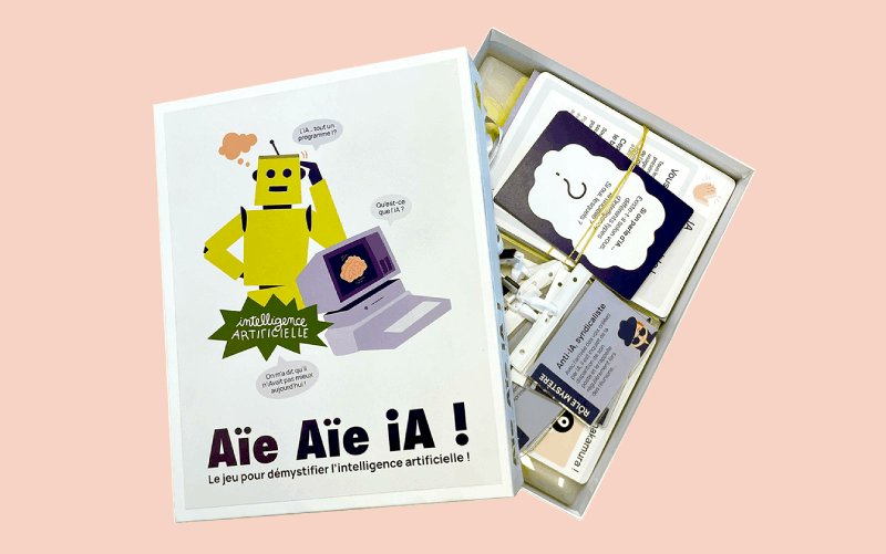 florencelebras's tweet photo. #IA "Aïe Aïe iA !"Le jeu pour démystifier l'intelligence artificielle. Cet  outil ludo-pédagogique vous propose d'aborder le sujet de  l'IA au travers d'une enquête embarquant les  participants au sein d'un entreprise, l'algorythme dans la Peau https://t.co/mY6IeE0R1J https://t.co/VrPXakDOp8