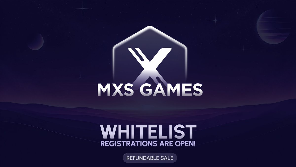 🚨 Whitelist registrations are now OPEN for the <a href="/metaxseed/">MXS Games 🕹️</a> IDO! 🚨

⚡️ Refundable Sale

MXS Games, a Layer 1 studio with 30+ games, is bringing the $XSEED token as the single token for in-game purchases, NFTs, and rewards. XSeed Chain is built on <a href="/avax/">Avalanche🔺</a>, utilizing its scalable and