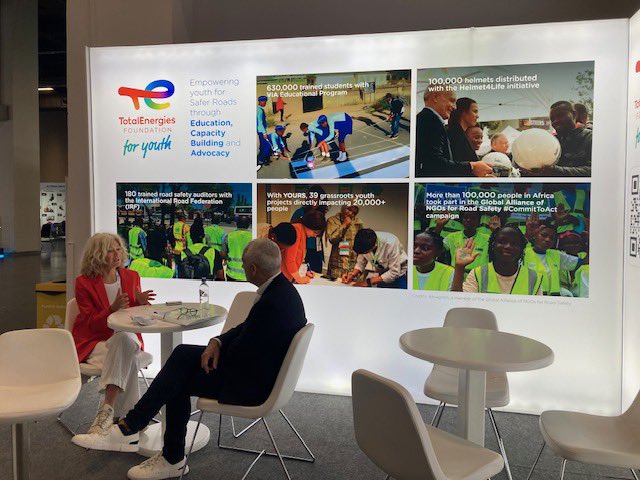 Lotte Brondum (@lottebrondum) on Twitter photo Thanks to <a href="/TotalEnergies/">TotalEnergies</a> Foundation we are able to strenghen the voice a work of over 100 <a href="/RoadSafetyNGOs/">Road Safety Alliance</a> in Africa.
Good to meet and discuss the progress with @Jaques-EmmanuelSaulnier and <a href="/michelekhalife/">Michele Khalife</a> at #IRF24 Thanks to <a href="/TotalEnergies/">TotalEnergies</a> Foundation we are able to strenghen the voice a work of over 100 <a href="/RoadSafetyNGOs/">Road Safety Alliance</a> in Africa.
Good to meet and discuss the progress with @Jaques-EmmanuelSaulnier and <a href="/michelekhalife/">Michele Khalife</a> at #IRF24