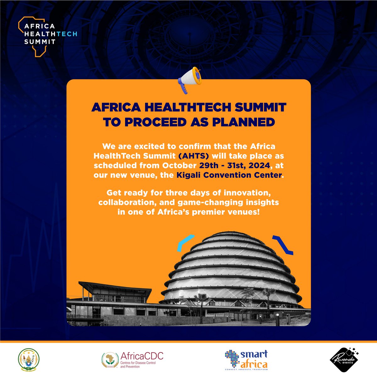 AfricaHTSummit's tweet photo. #AHTS24 Confirmed &amp; On Schedule!

Our commitment to bringing together the brightest minds in health technology, innovation, and policymaking remains unwavering. Join us for three transformative days of innovation, collaboration, and insights!

#UnlockingThePowerOfAI https://t.co/9cOTuTGx8c