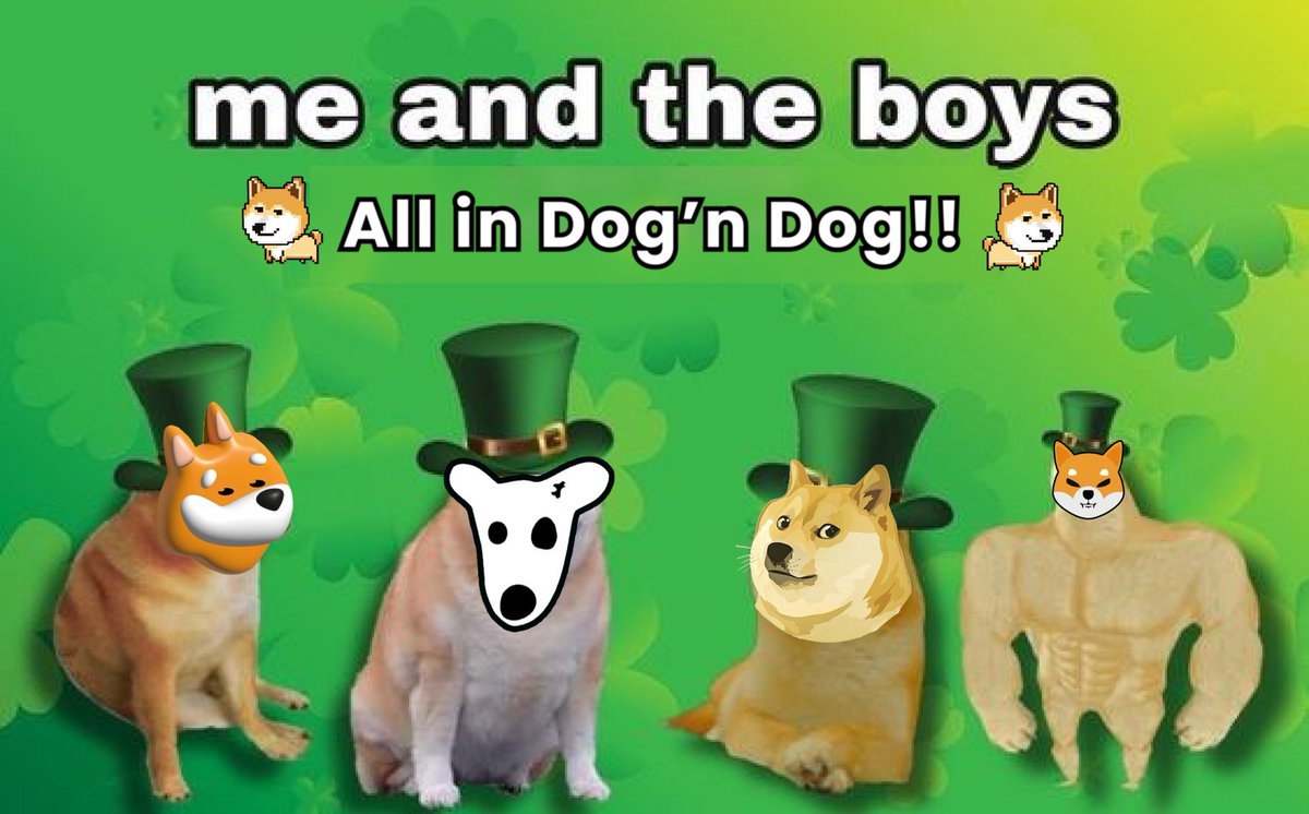 DogDogga's tweet photo. Dog, Dogs, Doge, Shib....
All in #Dogndog🐶🐶🐶
#Dogecoin #DOGS #SHIB #florki https://t.co/u7AKYJZbXl
