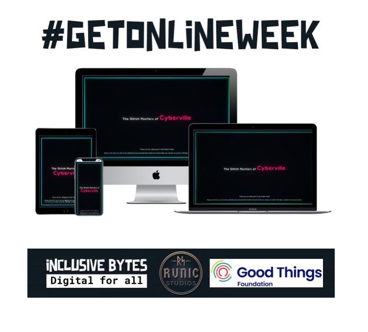 Day 4 of #GetOnlineWeek –
We’ve had an 506 responses to cyber attacks in Cyberville thanks to our amazing cyber heroes! 🙌 But we’re just over halfway through the week, can we hit 650 responses today? 
getonlineweek.inclusivebytes.org
#digitober #techforgood #digitalinclusivity