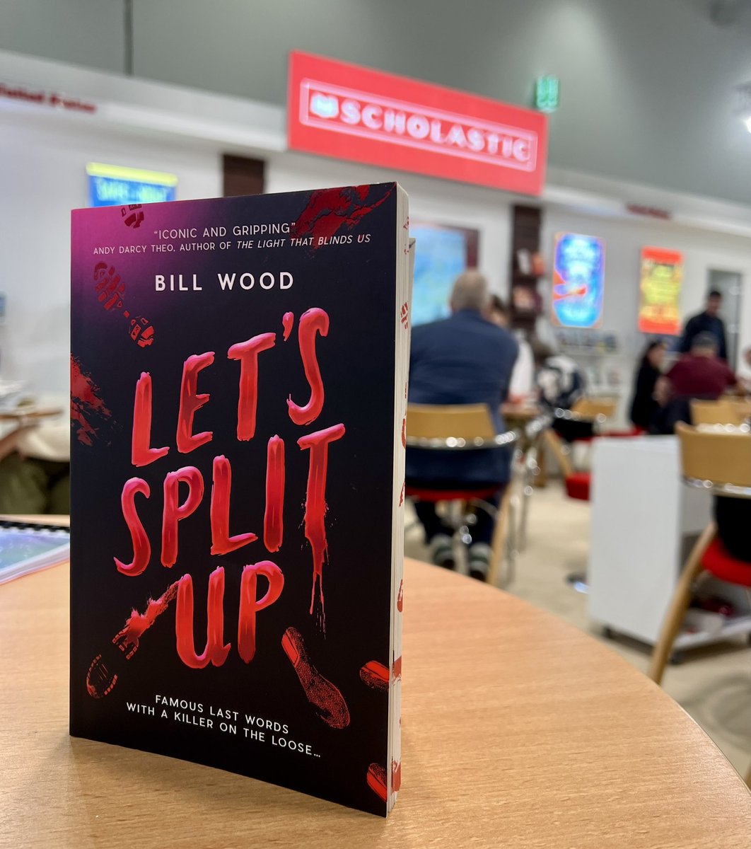 An instant bestseller, Let’s Split Up is an addictive YA thriller from booktok star <a href="/BillWoodAuthor/">bill wood 🔍 (updates)</a>. Come visit our stand to enquire - we guarantee it will have you hooked! #fbm24 🩸