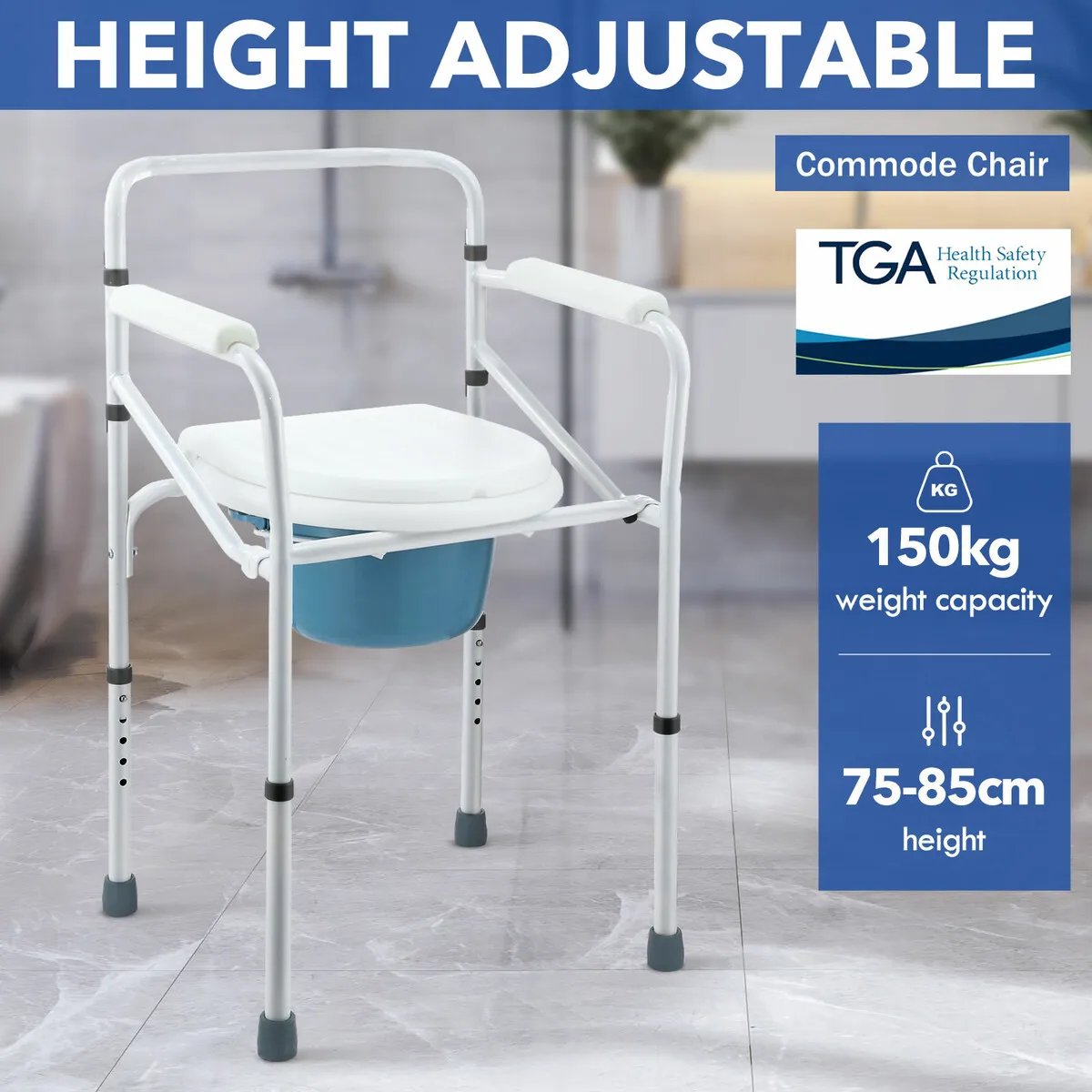 CrazySalesAus's tweet image. Commode Shower Chair 3 In 1 Toilet Seat Wheelchair Bathroom Bedside Adjustable Seating Folding With Arms Now: $89.96
bit.ly/3xtnRl3
#showerchair #commodechair #toiletseat #wheelchair #bathroom